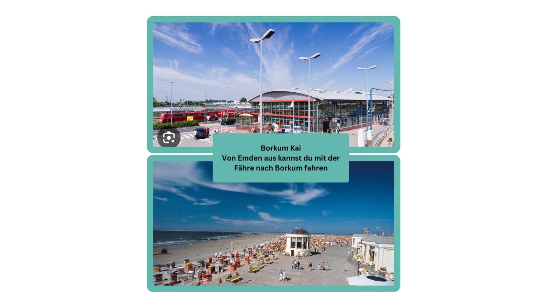 Wlan,Smart Tv,4 Betten, Zentral Emden Esterno foto
