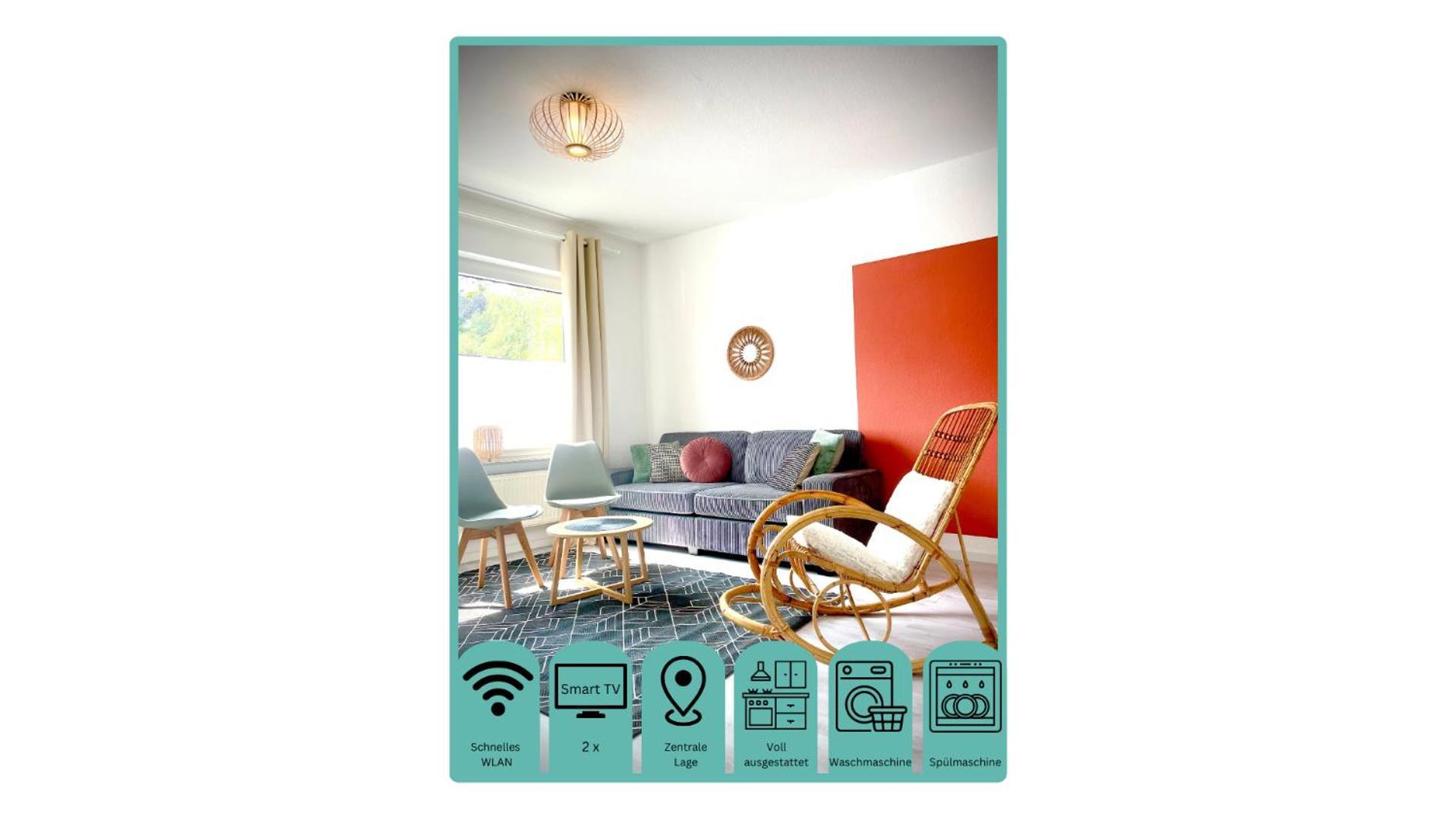 Wlan,Smart Tv,4 Betten, Zentral Emden Esterno foto
